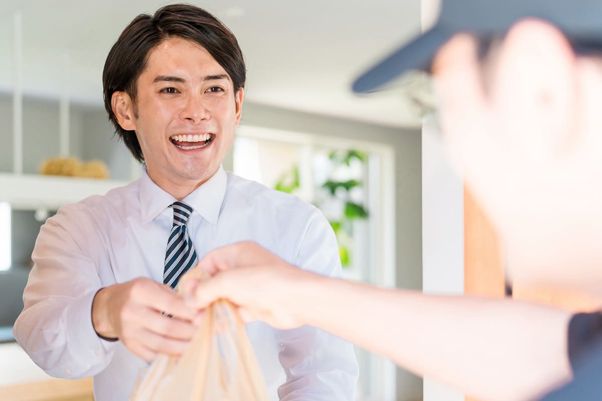 置き配なし！「顔の見える」対面サービス